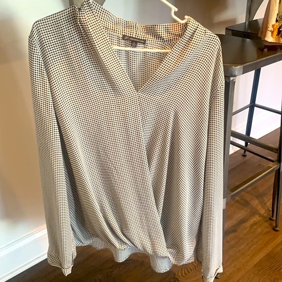 Adrianna Papell Tops - Elegant Black and White Women's Top